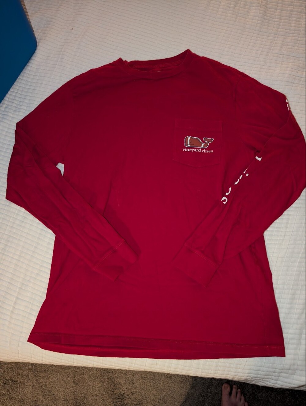 Vineyard Vines Classic Long Sleeve Pocket Tee Small